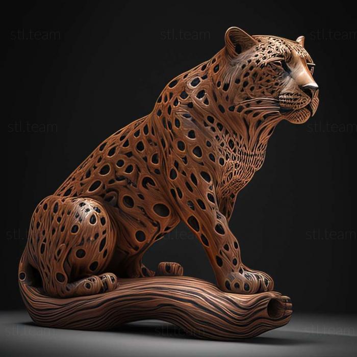 3D model Narcine leoparda (STL)